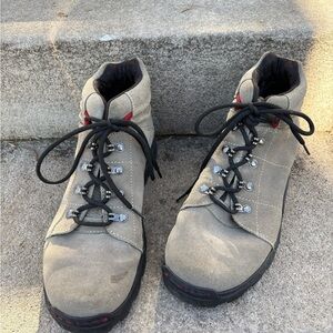 Women's Keds Hiking Boots - Gray/Tan and Black Size 8.5
